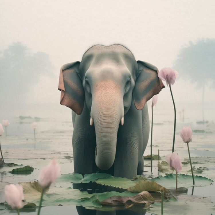 Mist on Lotus River