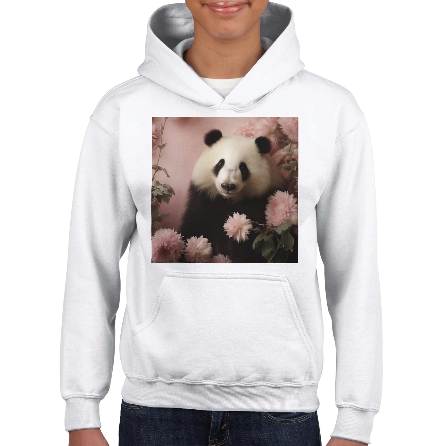 Dahlia Panda (Sweat à capuche classique pour enfants - expédition incluse)