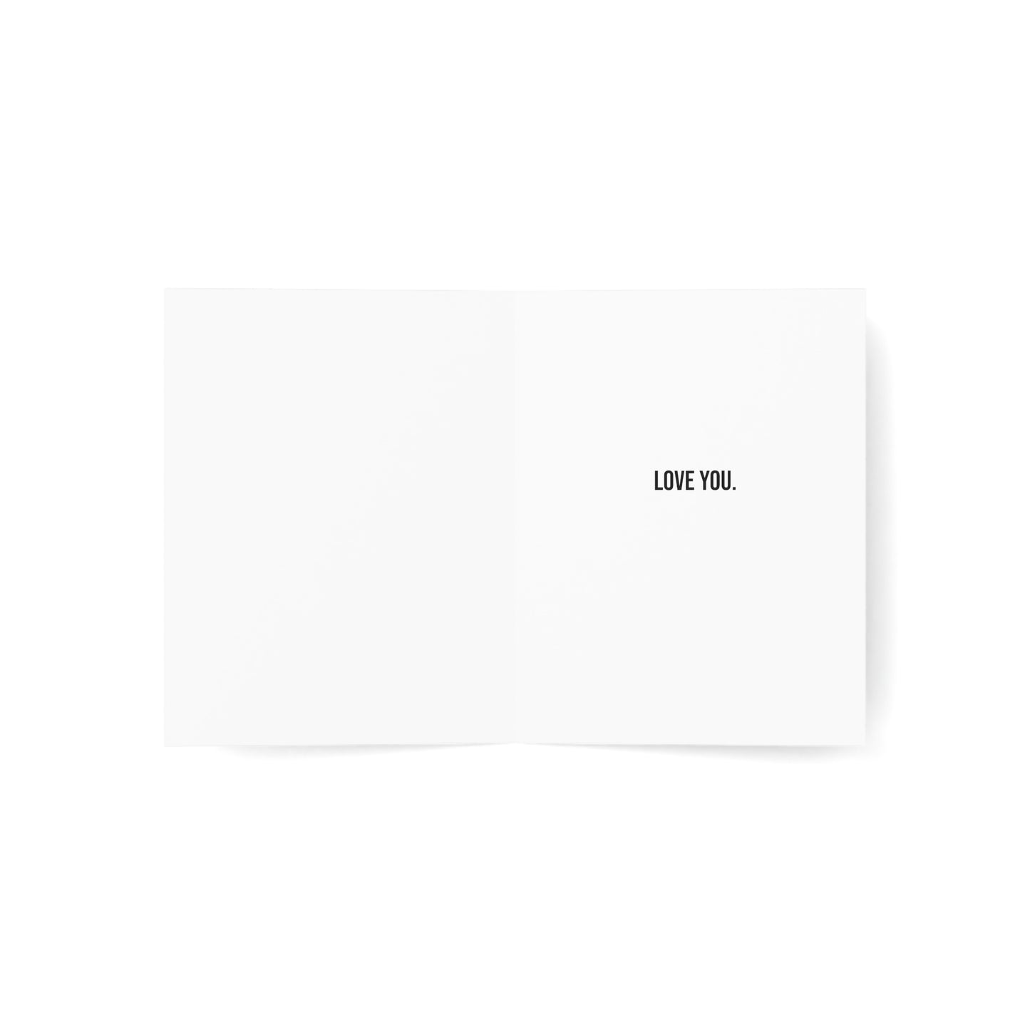 Love You - Cartes de vœux (1, 10 pcs)