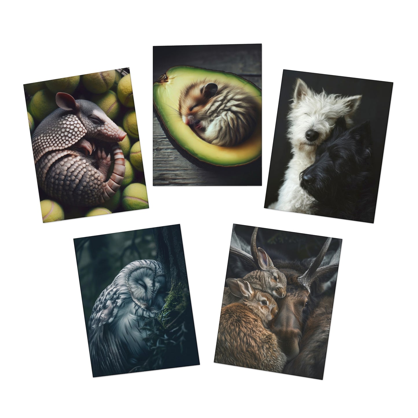 Sleepy Time Blank Cards (5-Pack)