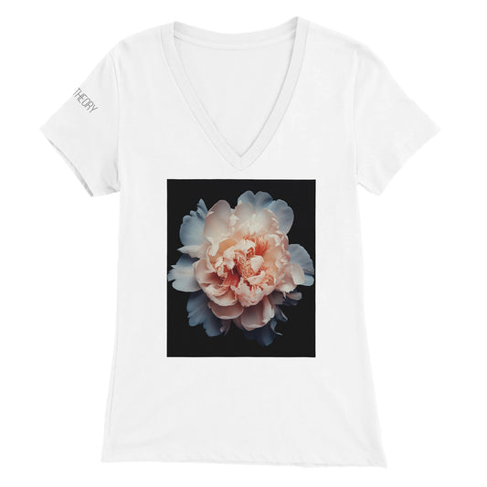 Nacimiento (Camiseta premium con cuello en V para mujer - envío incluido)