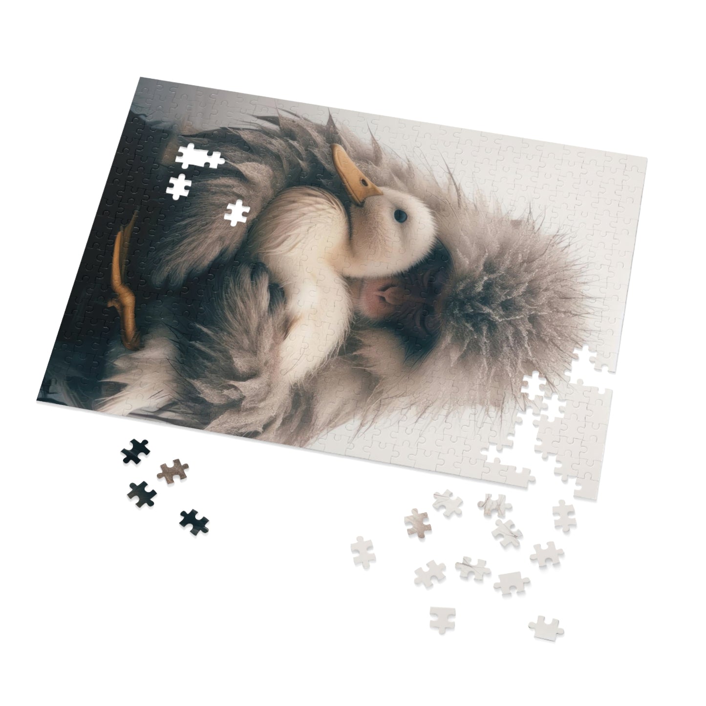 Harmony in the Snow - Fine Art Jigsaw Puzzle