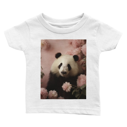 Dahlia Panda  (Classic Baby Crewneck T-shirt - shipping included)
