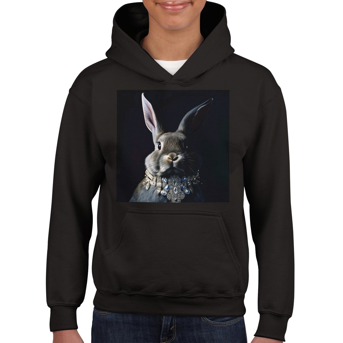 Jewel Bunny  (kids Hoodie - shipping included)