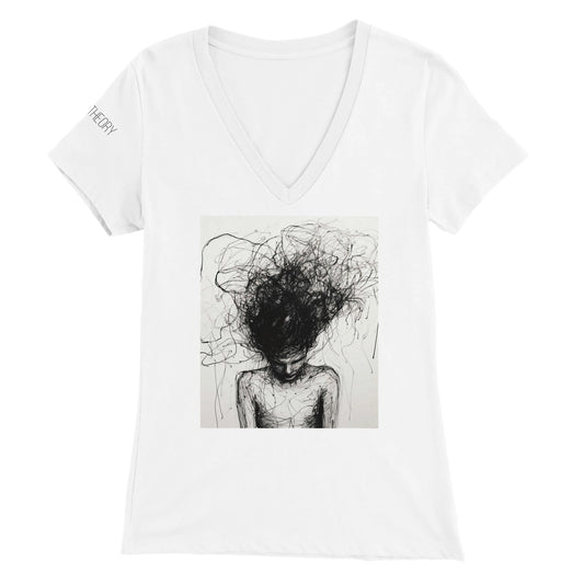 Jumbled (Premium Womens V-Neck T-shirt - shipping included)