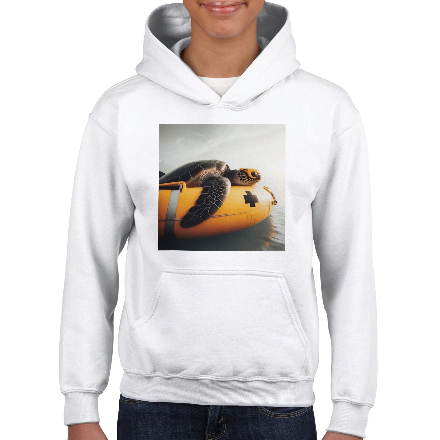 Nageurs nés naturels non. 1 (Sweat à capuche classique pour enfants - frais de port inclus)